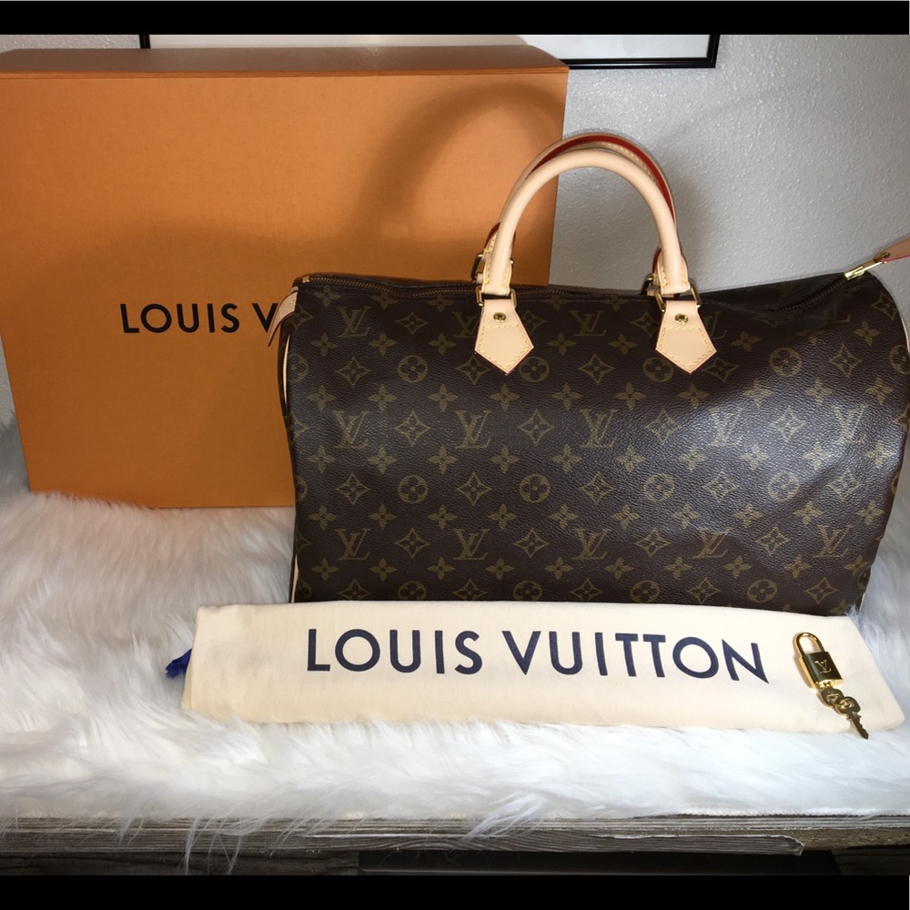 Authentic Louis Vuitton Monogram Speedy 40 (Discontinued)
